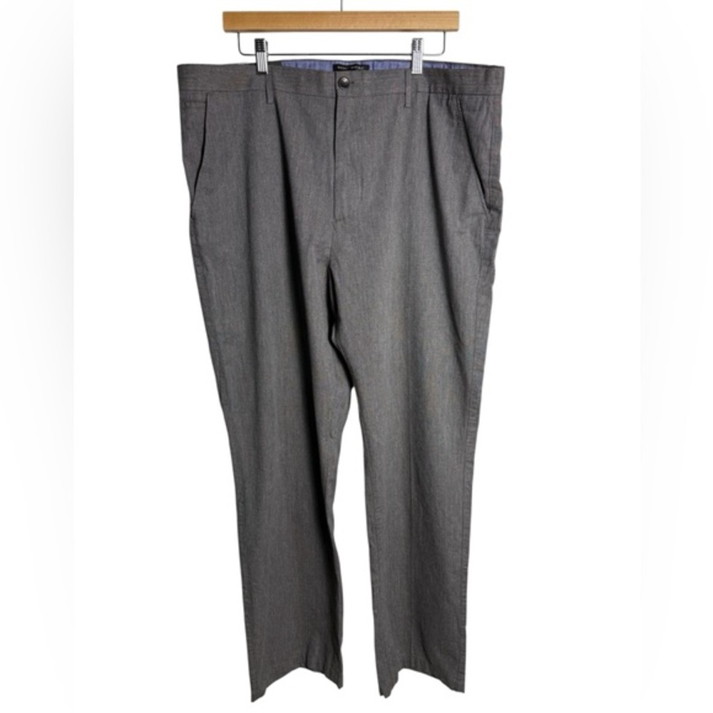 Banana Republic Kentfield Pant‎ 40x32 Gray Herringbone NWT